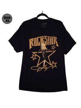 Dolly Parton: Rockstar USED Shirt (XL, Black, Rock, Country)